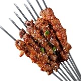 RAM ONLINE Ram 1B09W9YRSNQ2 Kebab Skewers Set of 12 Stainless Steel 30cm view 9