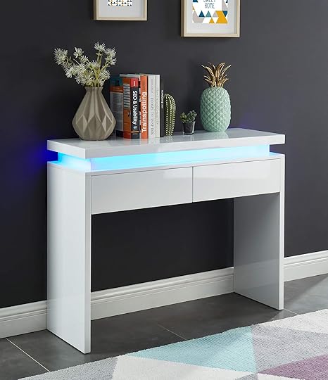Baita Cosmos Led Console White Varnished 100 Cm Amazon De Home Kitchen