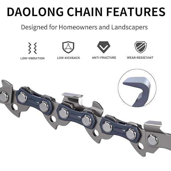 16 INCH CHAINSAW BAR & CHAIN COMBO – 3/8″LP PITCH .043″ GAUGE 55 DRIVE LINKS FITS MS170/MS180C/STIHL MS170 BAR/16 CHAINSAW CHAIN – COMPLETE SAW CHAIN KIT(3 CHAINS + 1 BAR + 1 FILE + 1 GLOVES)