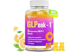 BEYYOLY GLP-1 Supplement | GLP-1 Gummies, GLP-1 Probiotic Gummies for Women & Men, GLP-1 Gummies with Akkermansia Probiotic, Berberine, Fiber Support GLP-1 Naturally, Zero-Sugar, Yuzu Flavor - 1 Pack