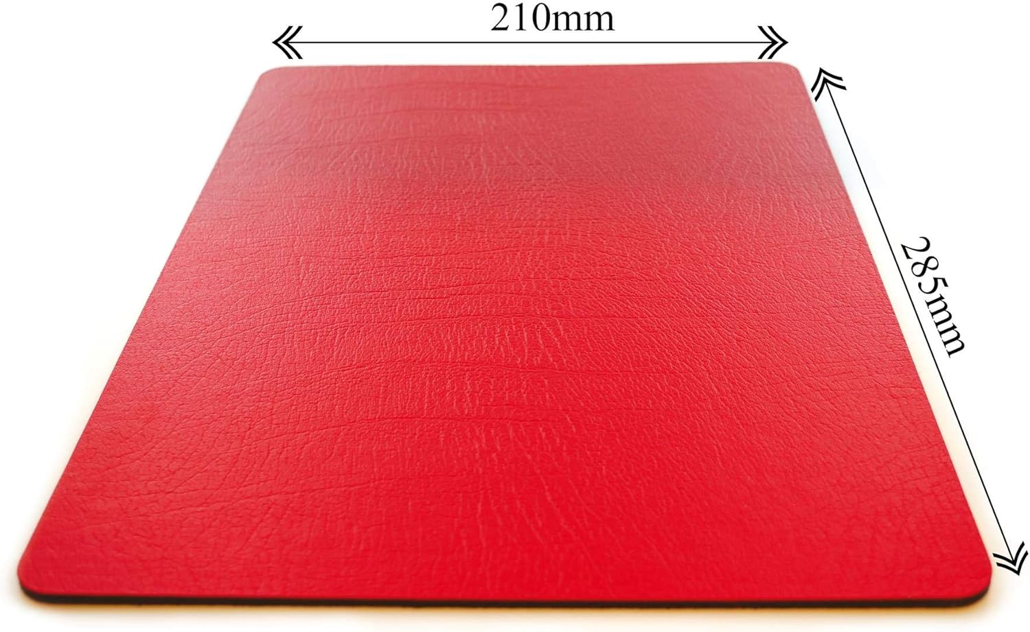 Set of 8 Recycled Leather Placemats with Coaster - Image 3
