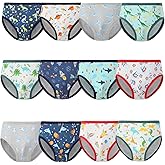 Cogindss Xmrlvn Boys Briefs Toddler Underwear,12 Packs
