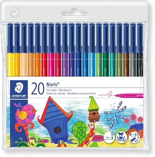 Staedtler 326 Wp20 Pack De 20 Rotuladores (Set De 20): Amazon.es: Oficina y papelería