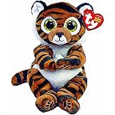 TY Toys Beanie Babies Tiger Clawdia - 15 CM, Brown,2009124