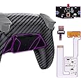 eXtremeRate Back Paddles Programable RISE4 V3 Remap Kit for PS5 Controller BDM-030 040 050, Upgrade Board Graphite Carbon Fiber Redesigned Bottom Shell 4 Back Buttons for PS5 Controller -NO Controller