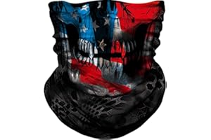 WYSUMMER Scarves Bandanas Skull Face Tube Headband, Gaiter Head Wrap Balaclava Magic Scarf Motorcycle Multi Function Headwear