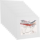 US Art Supply 5 X 5 inch Professional Artist Quality Acid Free Canvas Panel Boards for Painting 12-Pack (1 Full Case of 12 Single Canvas Board Panels)