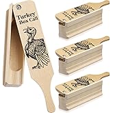 Soulchen Turkey Box Calls for Hunting, Wood Construction, Simulating Wide Range of Realistic Sounds Turkey Calls for Hunters