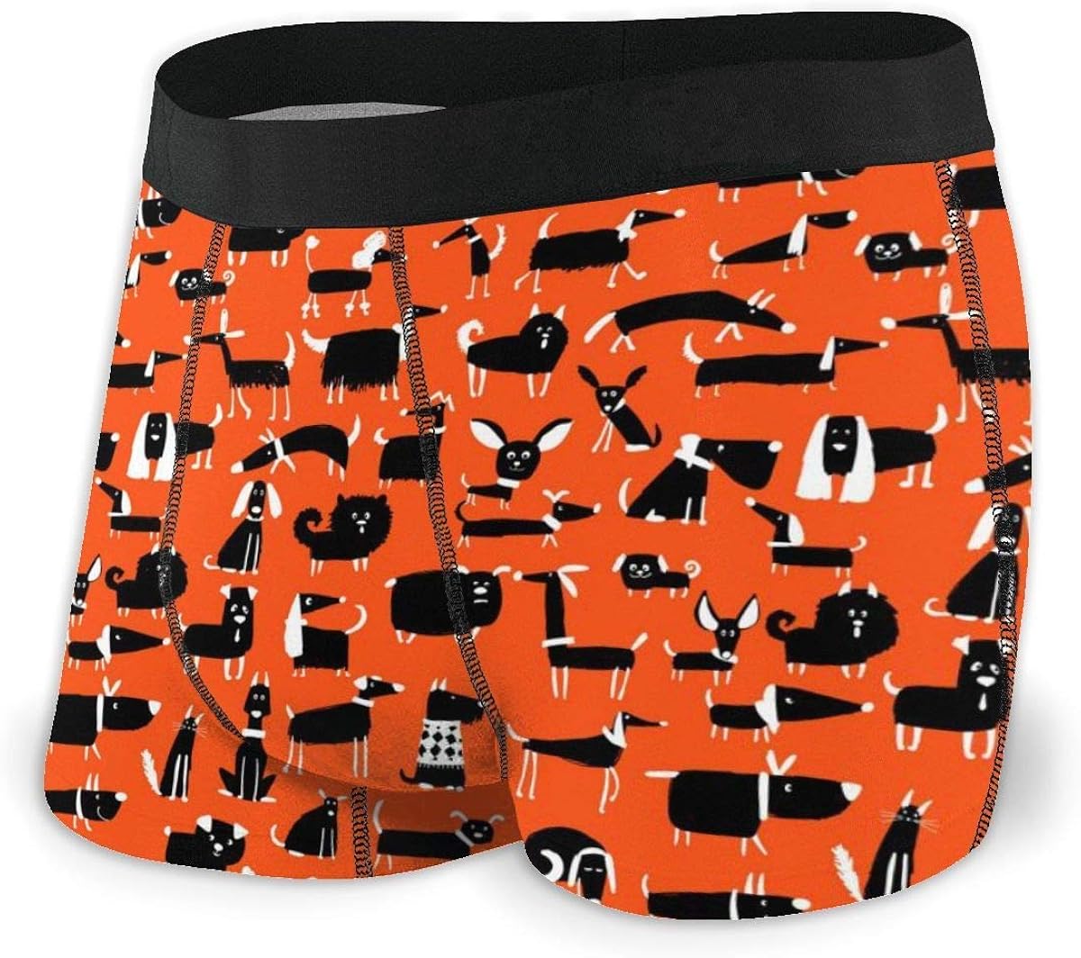 Cute Dogs Collection Men's Cool Underwear Print Novelty Boxer Briefs