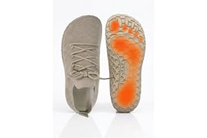 Knit Walking Shoes, Lightweight Slip on Sneakers, Comfortable Travel Gym Fitness Shoes Khaki Brown