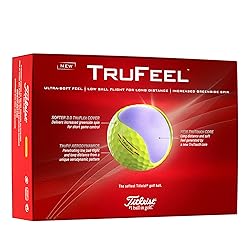 Titleist TruFeel Golf Balls, Yellow