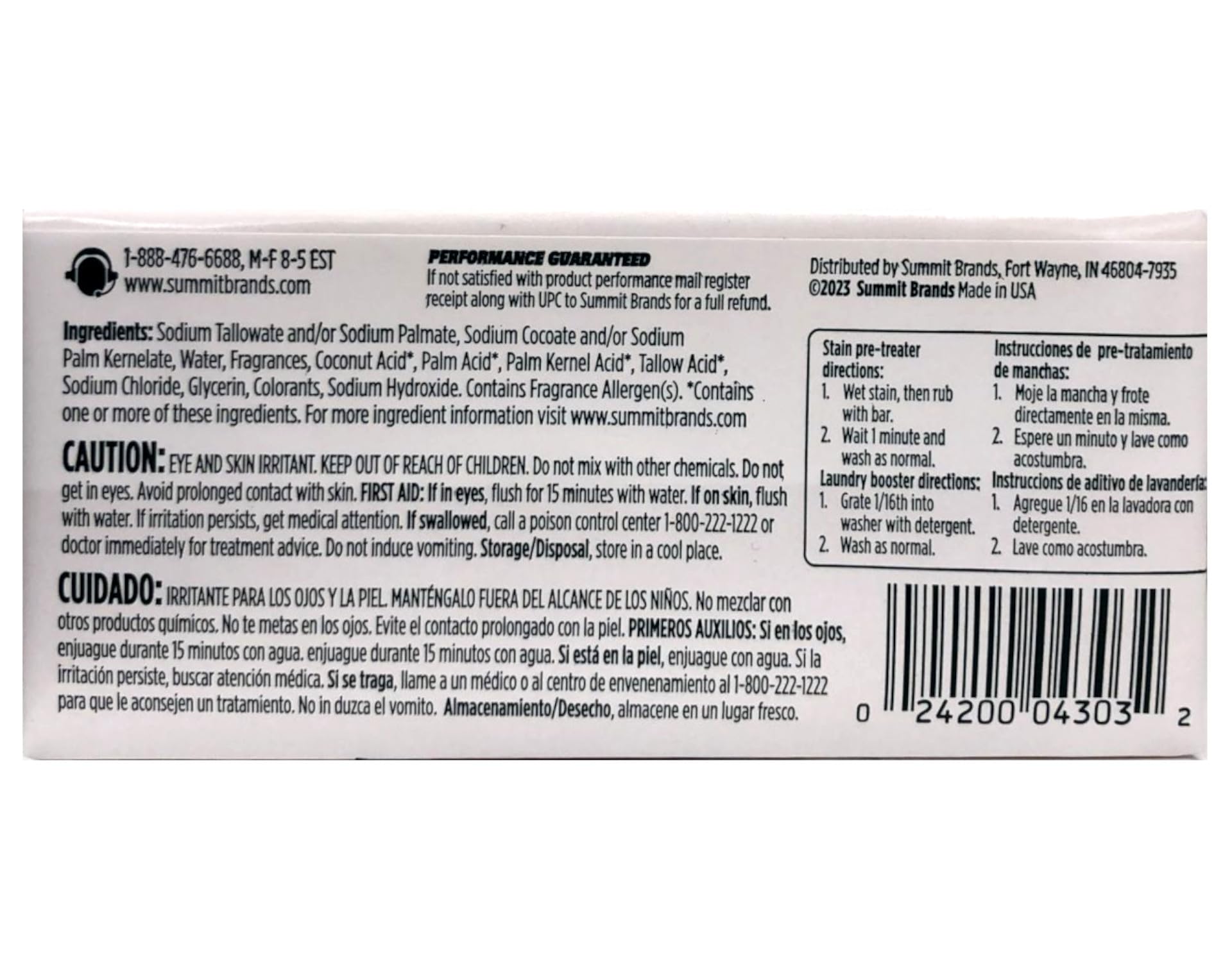 Fels Naptha Laundry Soap Bar & Stain Remover - Pack of 2 by Fels Naptha
