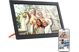 CALLSKY-TAB 64GB 10.1" Digital Picture Frame, 1280 x 800 IPS Touch Screen Electronic Photo Frame, Pre-Load Photo Gift Mode Without Open Package, Auto-Rotate, Wall/Table Mountable, App Share Photos Black Edition