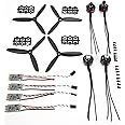 Drone Motor Set, 2205 2300 KV Alu Alloy CW CCW Motor (4x) 30A Brushless ESC (4x) 5045 Propelle (4x) Paddle Weihnachten Aircraft Model Parts