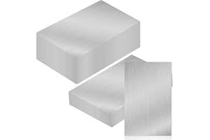 Therwen 80 Pcs 5 x 7 Inch Flashing Aluminum Flashing Sheet Metal Roof for Shed Weatherproofing Areas of Roof Around Chimneys or Skylights (Silver)