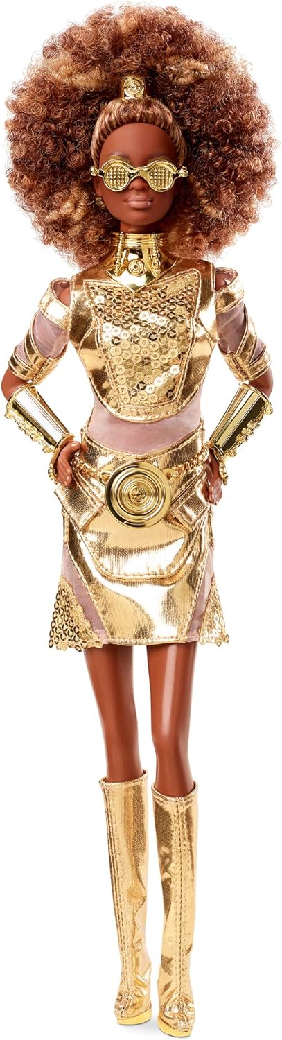 Barbie GLY30 - Barbie Signature Star Wars C-3PO, Gold, Medium