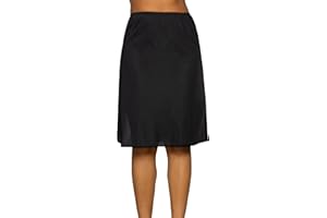 Vanity Fair Women's Anti-Static Nylon Half Slip for Under Dresses, Available Up to Size 3XL