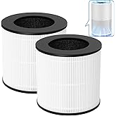 AP050 AP052 Replacement Filter, Compatible with Tailulu AP050,AP052 Air Purifier, HEPA Replacement Filter, 360° 3-Stage Filtration for Odor,Dust,Somke,Pollen, 2-Pack