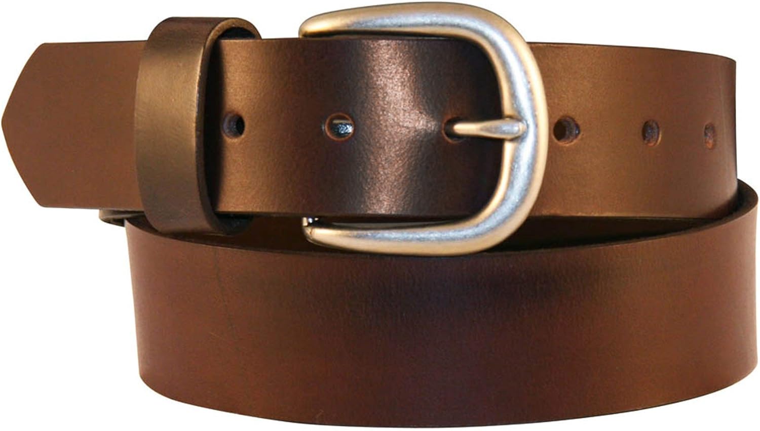 Boston Leather 11/2" 1801 Leather Belt Made in USA at Amazon Men’s
