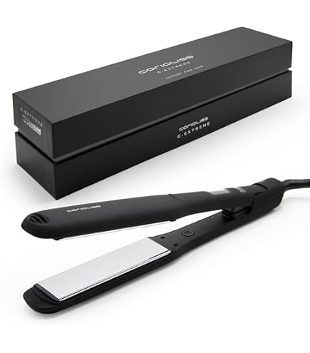 Corioliss C-Slim | Mini Hair Straightener For Women - Men | Extra Thin Titanium Plates | Pencil Flat Iron | Fast Heating 30s | Auto Shut-Off | Travel Pouch & Fingerstall - View #2