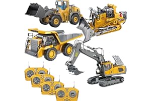 GENERIC Mudsterz, Mudsterz Construction Rc Set of 4, Mudsterz Excavator, Tovika Toys, Little Builders Pro, Remote Control Construction Vehicle Set, Alloy Material,with Cool Lights and Sounds