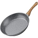 Frying Pan Nonstick 10 Inch,Granite Egg Pan Non Stick Skillet Omelette Pan,Kitchen Cookware Induction & Electric Compatible C