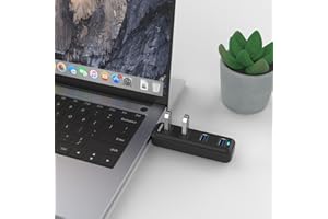 Onten 4 Ports USB 3.0 HUB, USB3.0 to USB-A Adapter.