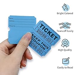 L LIKED Raffle Tickets Double Rolls 1000 Per Roll