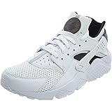 nike huarache mens white and black