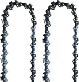 Opuladuo 2X 12 Inch Chainsaw Chain for Dewalt Ryobi 3/8 Pitch .043 Gauge 45 view 4