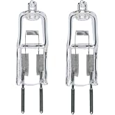 Vaiwely (2 Pack) 12V 50W Halogen Bulb T4 Halogen Bulb 50 watt Replacement S3121, S3470, 50T4/CL, 64440 12V 50W GY6.35 Base Halogen halostar Light Bulb Dimmable 900 Lumens -Warm White