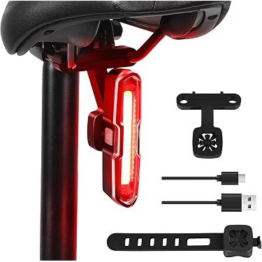 Éclairage de vélo 5 LED incolore 7 réglages possibles