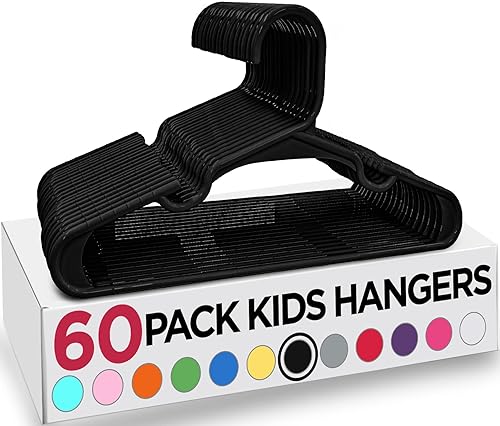 Utopia Home 60 Pack Kids Hangers Inch Plastic Baby Hangers