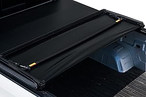 U-Guard Soft Tri-Fold Tonneau Cover for 2009–2024 Ram 1500 Classic (No RamBox), 5'7" Bed | Vinyl Truck Bed Cover, Folding, Te