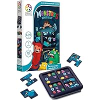 SmartGames - Monstres Sous le Lit - Remue-Méninges Éducatif - Jeu de stratégie Multi-Niveaux et renforcement des compétences 