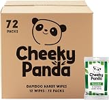 The Cheeky Panda Bamboo Handy Wipes Bulk Box 72 Packs 864 Wipes