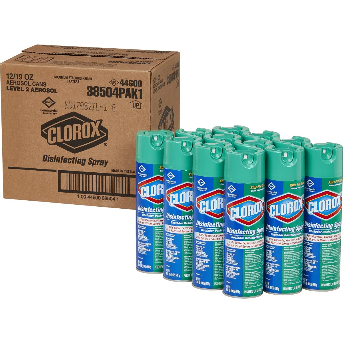 Clorox-38504 Disinfecting Spray, Fresh 