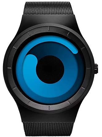Analogue Blue & Black Dial Men's Watch