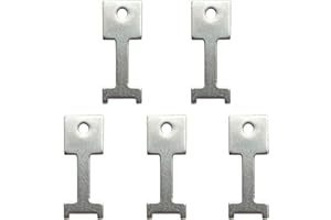 KEYPOWER (5) Dispenser Key #770371 for Kimberly Clark KC/Sysco Kruger Bathroom Toilet Tissue Dispenser, Junior JRT in-Sight Sysco (5)