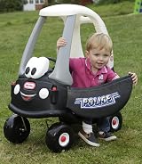Little Tikes Patrol Police Car Cozy Coupe Ride-On Toy for Toddlers view 7