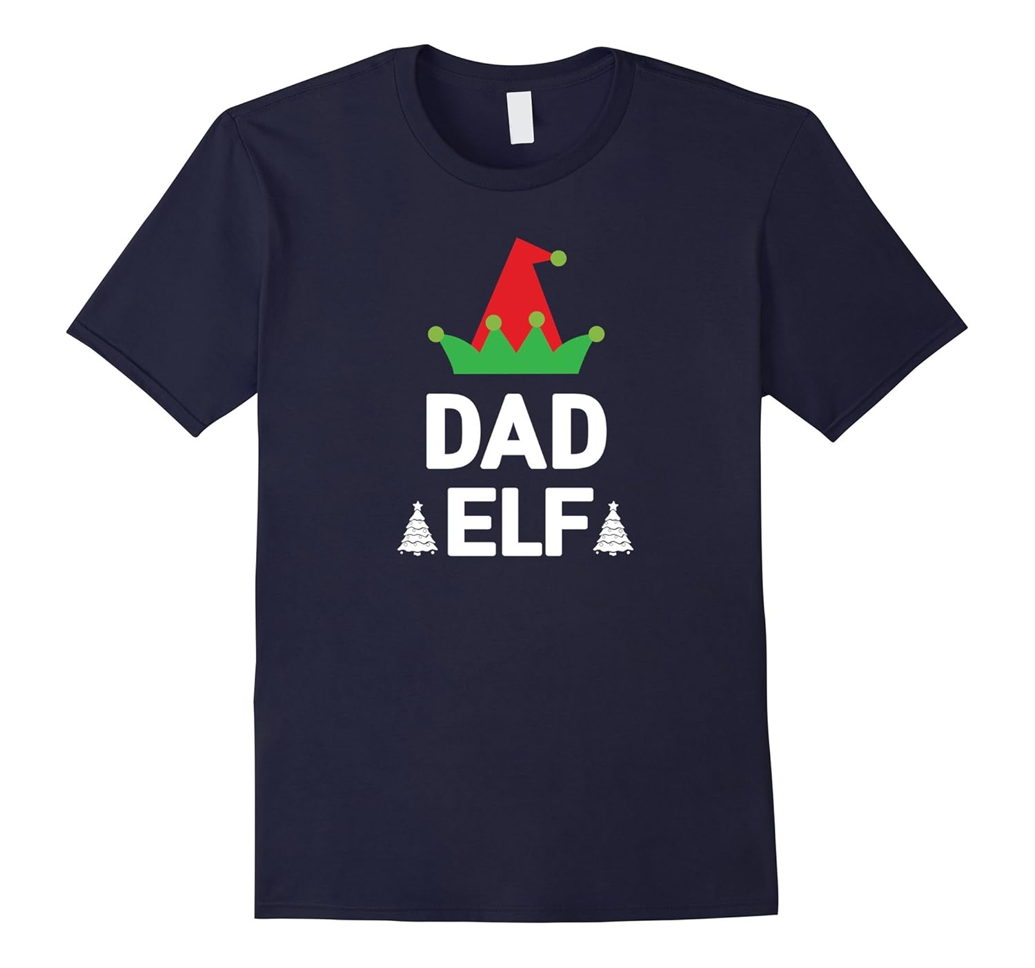 Dad Elf Pajama Christmas TShirt Matching Family Tees-Rose