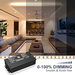 GOOVER 60W Dimmable LED Driver, AC 100V-277V to DC