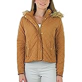 ToBeInStyle Women's Padded Warm Diamond Quilted Jacket Fully Lined w/Pockets