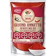 Achiote Powder – Ground Annatto Seeds 4oz Great for Adding Color and Mild Flavor in Soup, Stews, Meats and Mexican Recipes