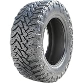 Venom Power Terra Hunter M/T LT35X12.50R20 Mud Terrain 121Q E (10 Ply) Tire | Light Truck Mud Terrain All Season Traction 121Q Rated E 10 Ply Radial Construction Black Sidewall Tire