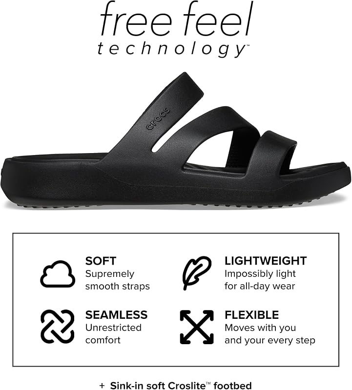 Getaway Strappy Sandalo, Nero, Donna, EU 38-39