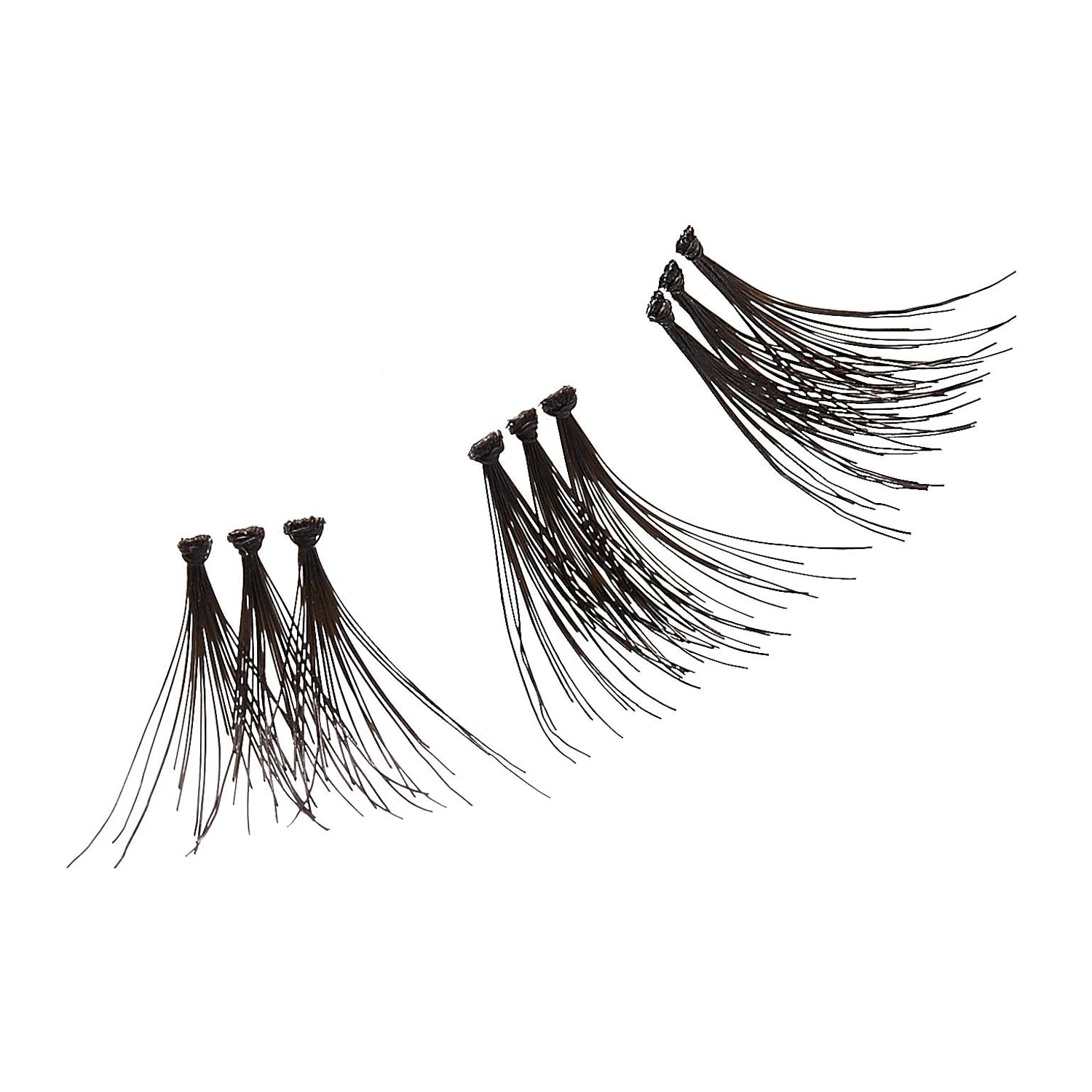 Kiss i-ENVY Ultra Black Trio Medium Lashes KPEC02UB (6 PACK) : Beauty