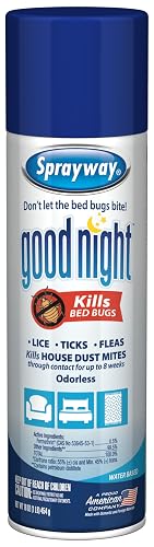 Good Night Bed Bug Spray, 16oz | Odorless, Water-Based, EPA Registered ...