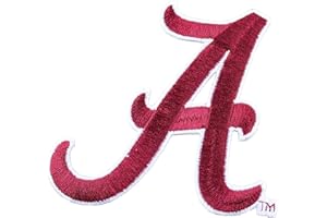 PATCH COLLECTION Alabama Crimson Tide A Logo Iron On Embroidered Patch L