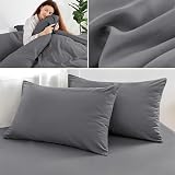 Moonlight20015 King Bedding Set 4 Piece Duvet Cover Fitted Sheet Grey view 5